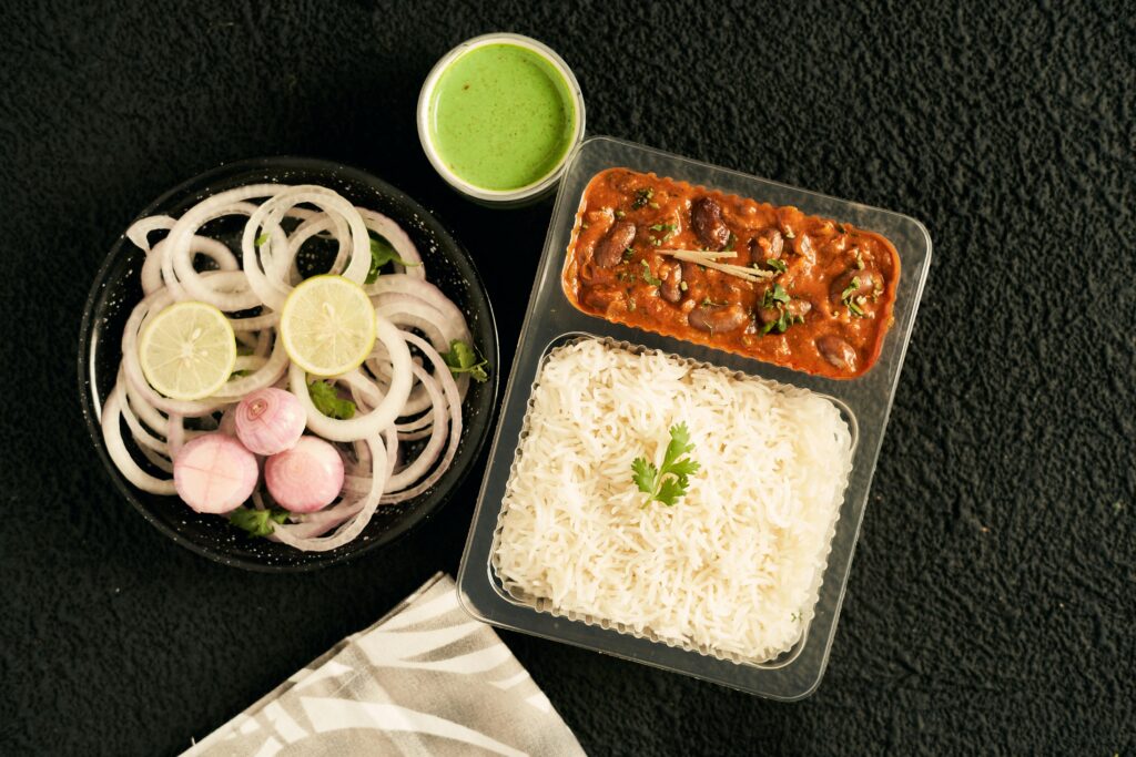 Rajma Chawal, North Indian dish.