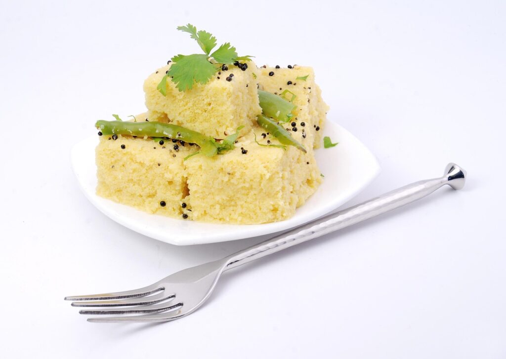 Khaman-Dhokla, Gujarati food, India