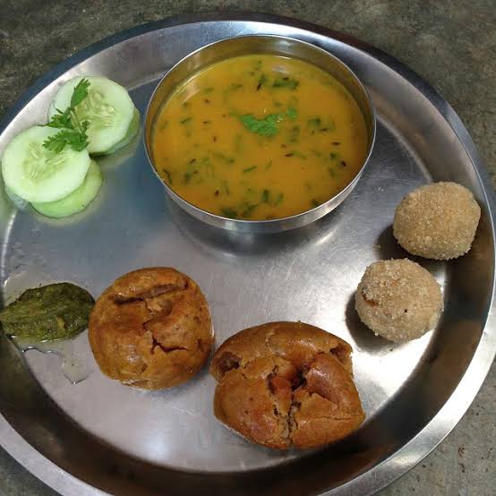 Dal Baati Churma, Rajasthani Food.